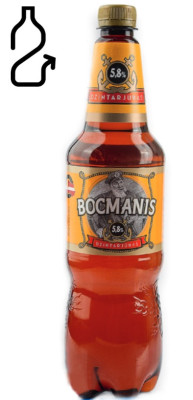 Alus Cēsu Bocmanis 5.8% 1/9 DEPOZĪTA maksa 0.10 eiro (08.08.2025) LV