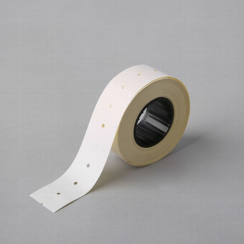 Cenu zīmes pistolei 21.5*12*1000 baltas taisnstūra