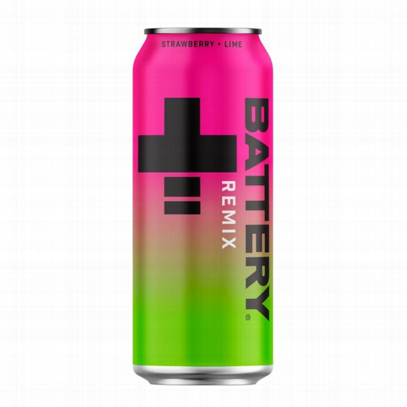 Enerģijas dzēriens BATTERY Strawberry+Lime 0.5l 1/24 DEPOZĪTA maksa 0.10 eiro(02.07.27)