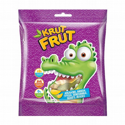 Želejkonfektes Krut frut Krokodili 70g (18.01.2026) Krievija