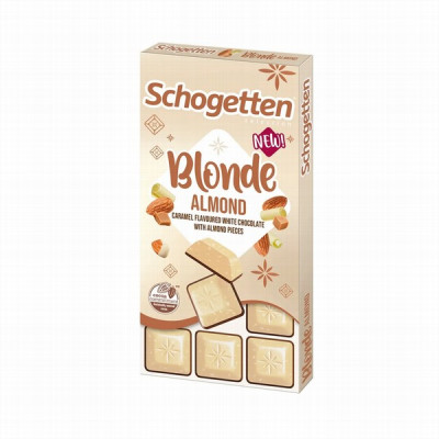 Šokolāde Schogetten Blonde Almond 100g 1/15 (30.09.25) Vācija