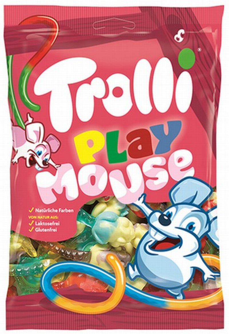 Želejkonfektes Trolli Play mouse 200g (10.11.2026) Vācija