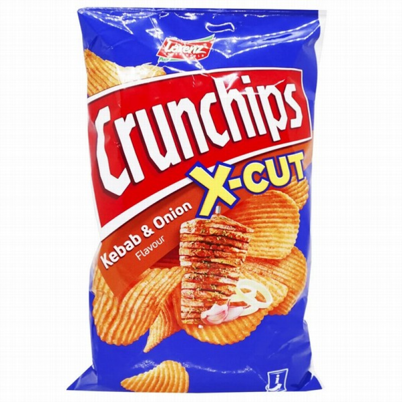 Čipsi Crunchips X-Cut Kebab Style 75g 1/25 (21.12.25) Polija
