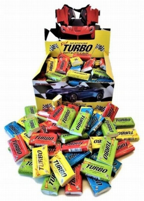 Košļājamā gumija Turbo 4.5g*100gb () Turcija