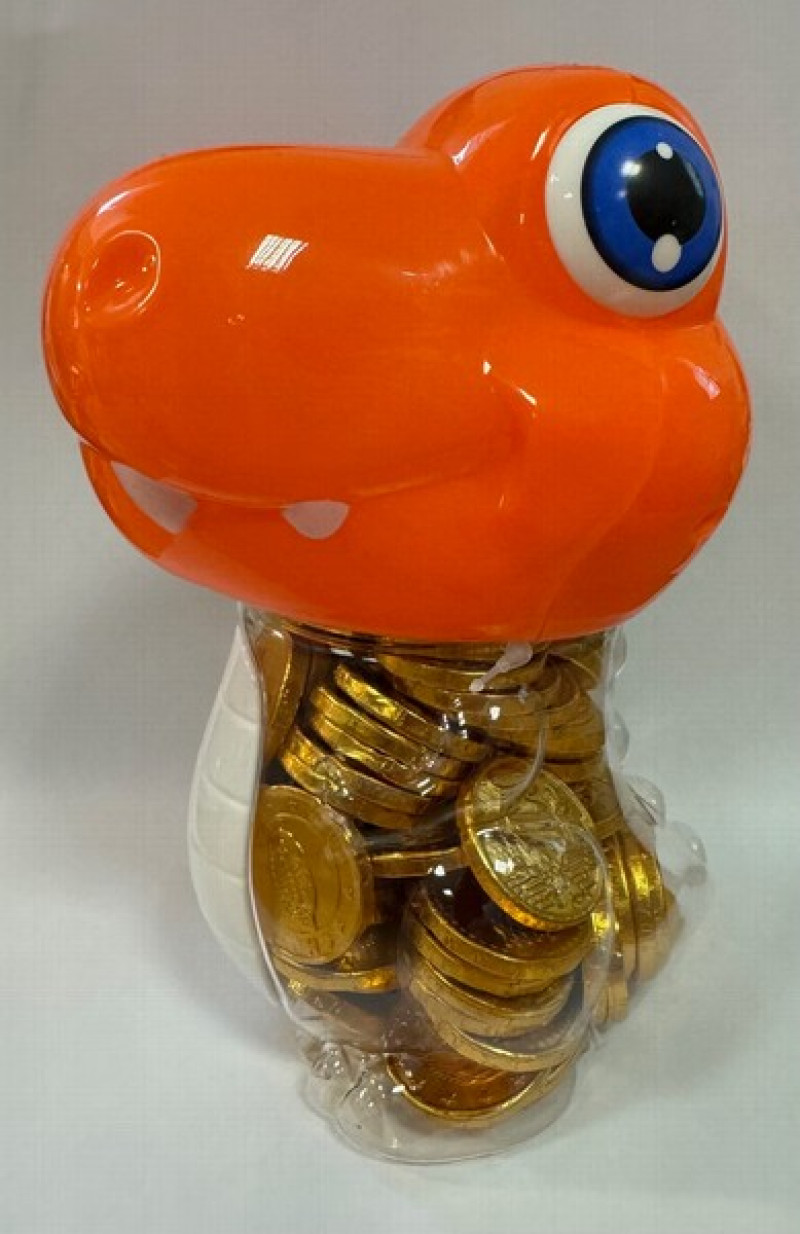 Šokolādes monētas DINO 100gb*2.4g (24.02.2026)  Ķīna