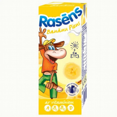 Piena dzēriens  Rasēns banānu 1.5% 200ml 1/24 (20.11.25)  Latvija