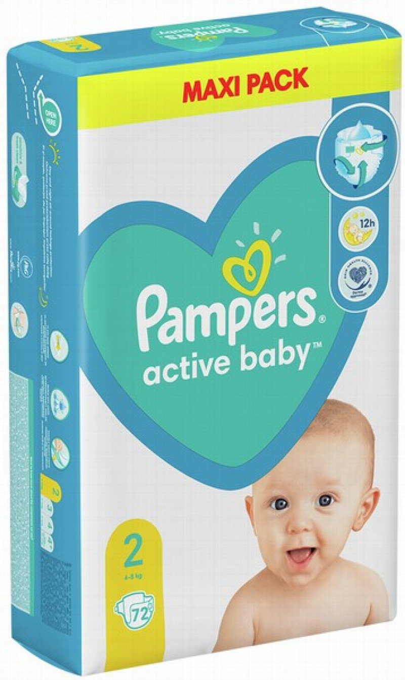 Autiņbiksītes Pampers S2 72gb (19.04.2027) Polija