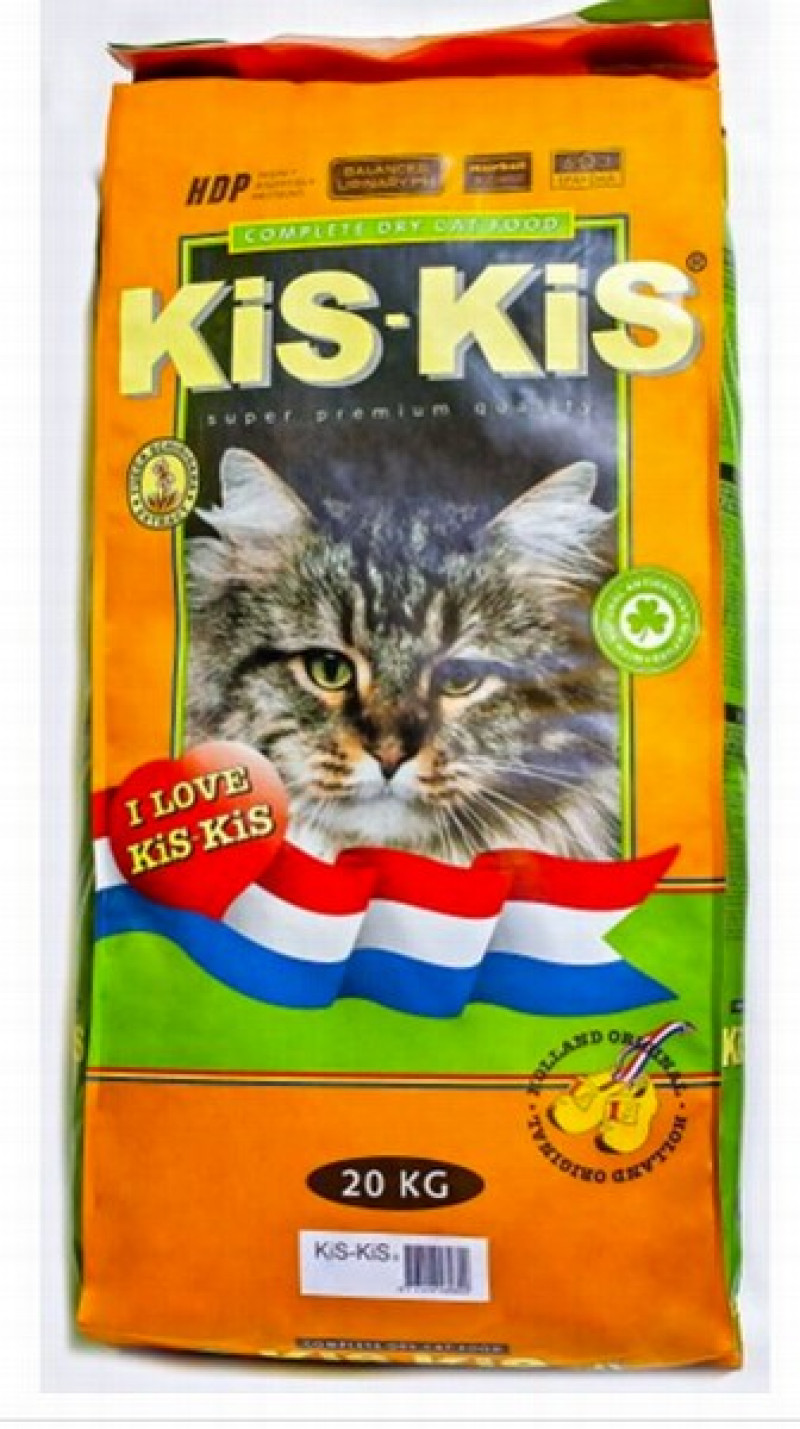 Kaķu sausā barība Kis-kis mix 20kg (30.04.2027) NL