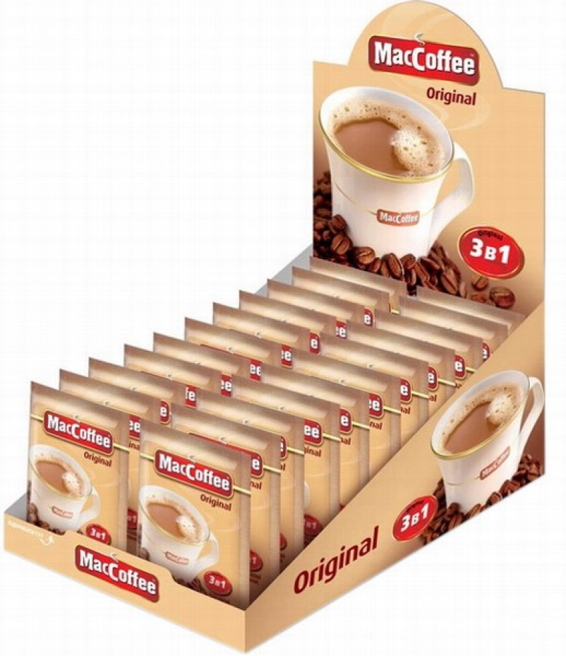 Kafijas dzēriens MacCoffee Original 3in1 20g*40gb (02.2026) Ukraina