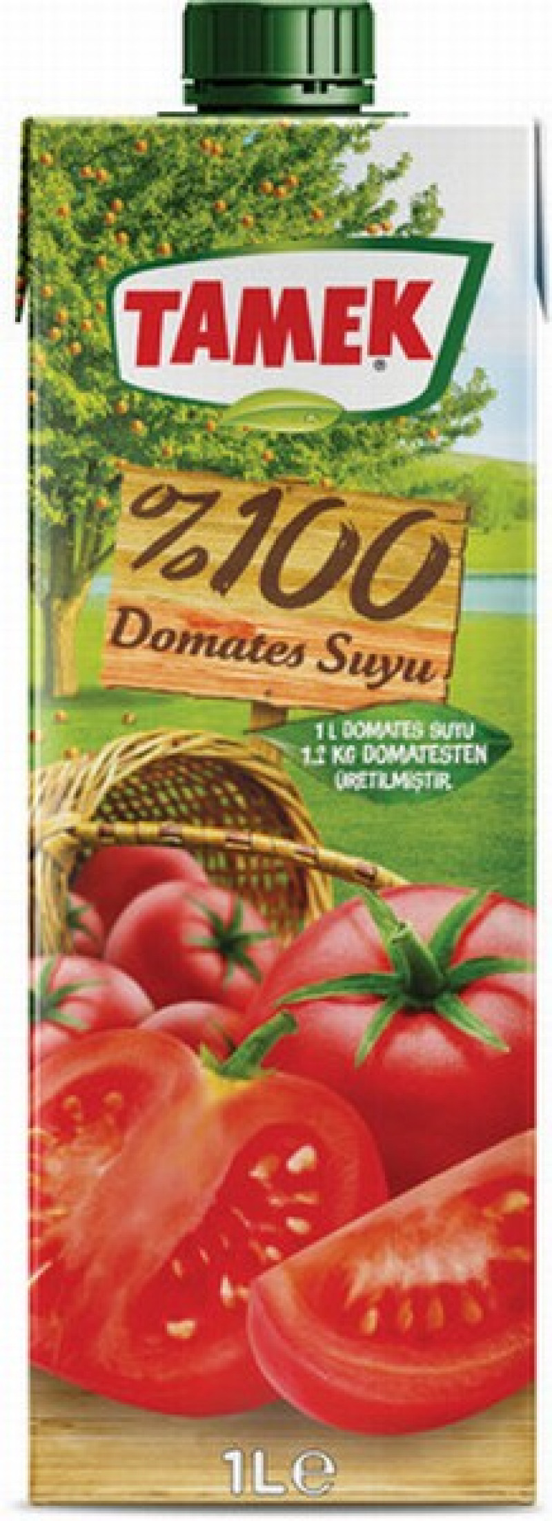 Sula Tamek Tomātu 100% 1L (24.11.26) Turcija