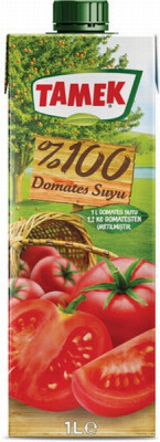 Sula Tamek Tomātu 100% 1L (24.11.26) Turcija