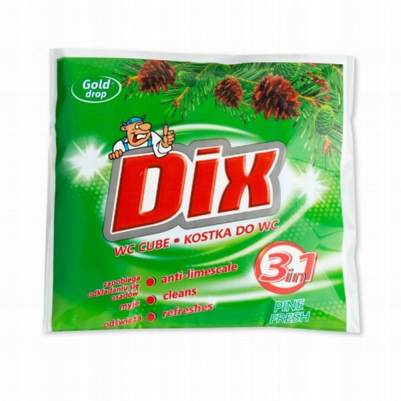 Tualetes bloks DIX Pine Fresh 35g  (09.05.2027)Polija