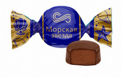 Šokolādes konfektes Morskaja Zvezda 1kg Krievija (06.06.2025) (Pārdodas tikai pilnos iepakojumos (1k