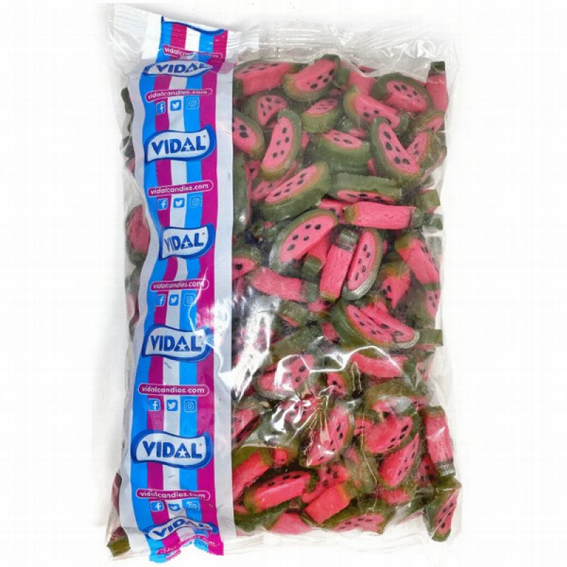 Želejkonfektes Vidal Mega Melons 3kg (11.04.2026) Spānija (daudzumu norādīt kg, pilnas kastes)