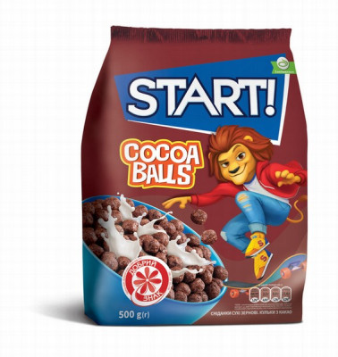 Sausās brokastis Start kakao bumbiņas 500g (26.10.2025) Ukraina
