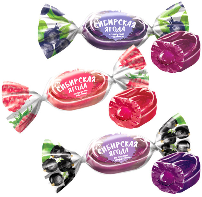 Karameles SIB Jagoda 0.5kg KDV (14.03.26) Krievija