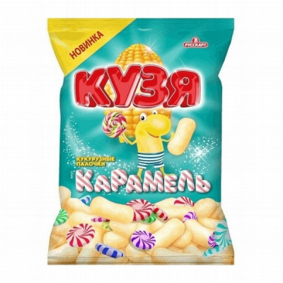 Kukurūzu nūjiņas Kuzja Karameļ 100g (18.03.2025) Krievija