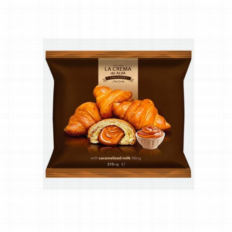 Kruasāni La Crema ar karameļa krēma pildījumu 210g1/10 (31.10.26) Ukraina