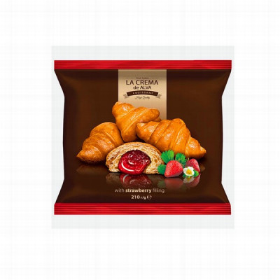 Kruasāni La Crema ar zemeņu garšas pildījumu1/10 210g (21.08.2025) Ukraina