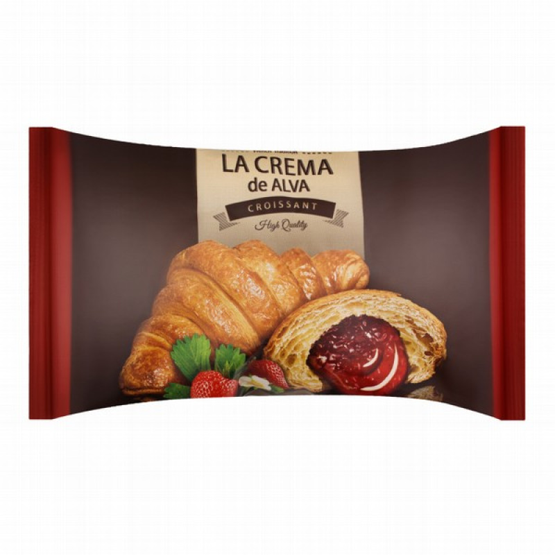 Kruasāns La Crema ar zemeņu garšas pildījumu 65g 1/24(18.05.2026)Ukraina