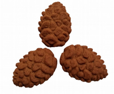 Piparkūkas Adugs Čiekuri 3kg (Ziemassvētki) (daudzumu norādīt kg, pilnas kastes) (21.06.26) LV