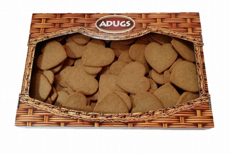 Piparkūkas sirsniņas plānās 500g Adugs (Ziemassvētki) (20.06.26) Latvija 1/14