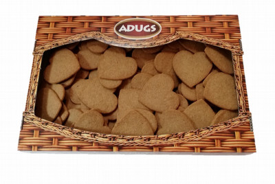 Piparkūkas sirsniņas plānās 500g Adugs (Ziemassvētki) (20.06.26) Latvija 1/14