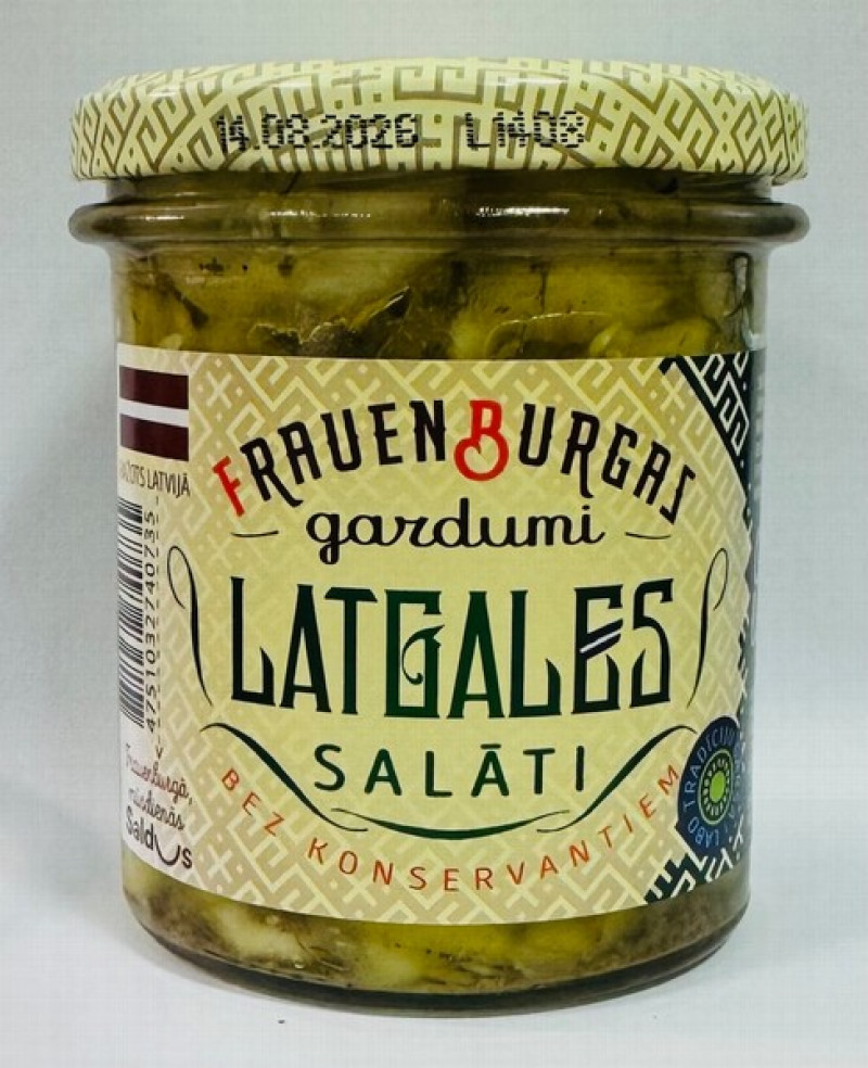 Latgales salāti 330g Frauenburgas gardumi 1/8 (29.08.2027) Latvija