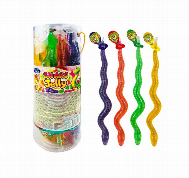 Želejkonfektes Snake Jelly 35g*30gb (09.06.2027) Ķīna