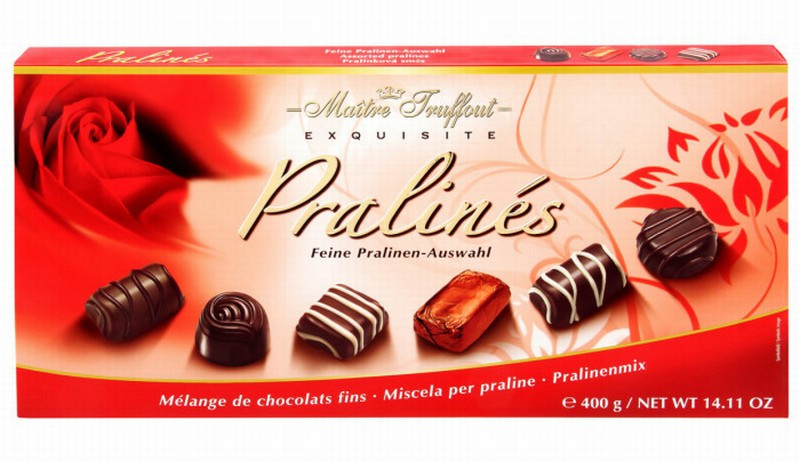 Konfekšu kaste Maitre Truffout Asorti 400g (03.03.27) Austrija