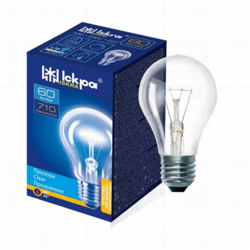 Spuldze E27 60W Iskra 1/10