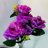 Mākslīgie ziedi Rožu pušķis (sarkans,dzeltens, violets)