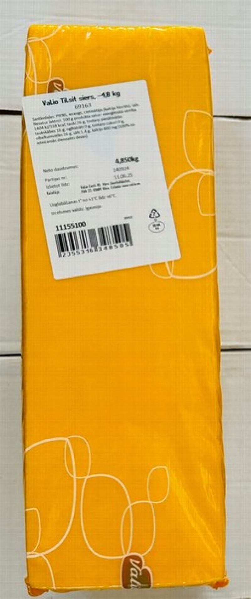 Siers Valio Tilsit (Krievijas) ~4.8kg (24.11.26) Igaunija