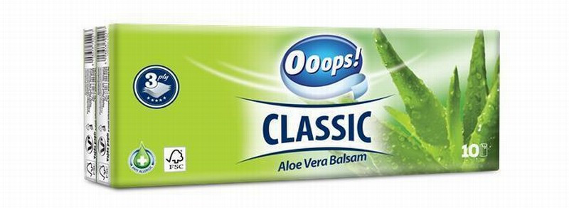 Kabatlakatiņi Ooops! Classic Aloe Vera 10gb Ungārija