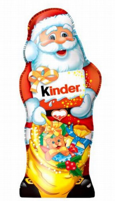 Šokolādes figūriņa Ziemassvētku vecītis Kinder 55g (28.05.2026) (Ziemassvētki) Polija