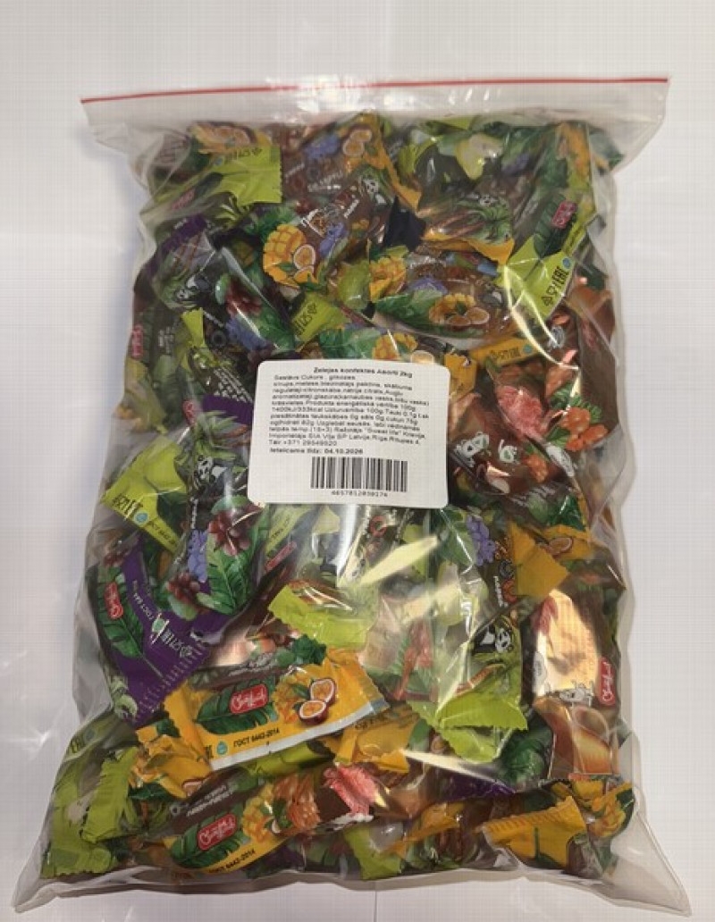 Želejkonfektes Asorti Sweet Life 2kg (04.10.2026) Krievija