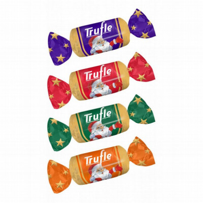 Šokolādes konfektes Trufle Christmas 1kg (Ziemassvētki)(08.10.2026) Polija