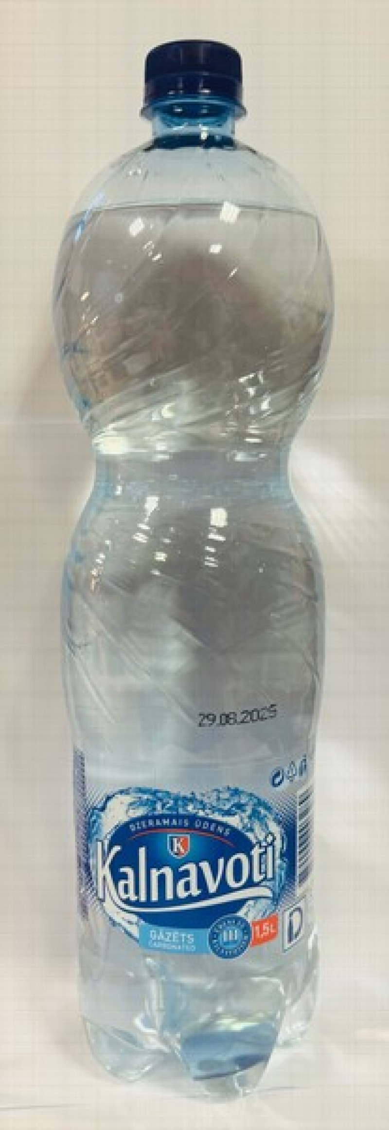 Dzēramais ūdens Kalnavoti 1.5l gāzēts 1/6  (19.05.26) DEPOZĪTA maksa 0.10 eiro Latvija