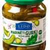 Gurķi Lido marinēti ozola lapās 660g 1/8 (12.07.2026) Lietuva