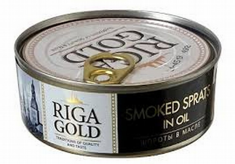 Šprotes eļļā 240g Riga Gold (24.05.27) (ar attaisāmo) Latvija