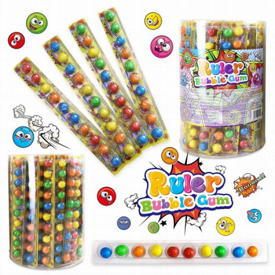 Košļājamā gumija Ruler bubble gum 8g*48gb (19.10.2025) Ķīna
