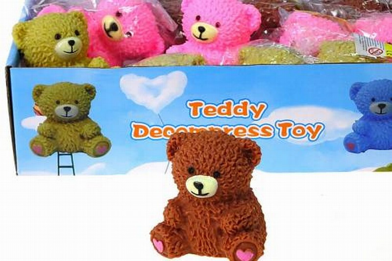 Rotaļlieta Lācis gumijas antistresa 1/12