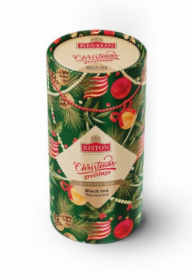 Tēja Riston Christmas Greeting melnā 85g Šrilanka (Ziemassvētki)