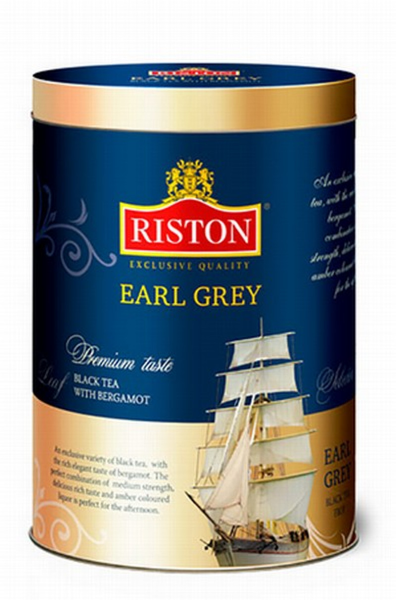 Tēja Riston Earl Grey melnā 100g (19.08.27) Šrilanka