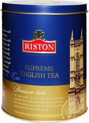 Tēja Riston Supreme English Tea 100g (15.08.2027) Šrilanka