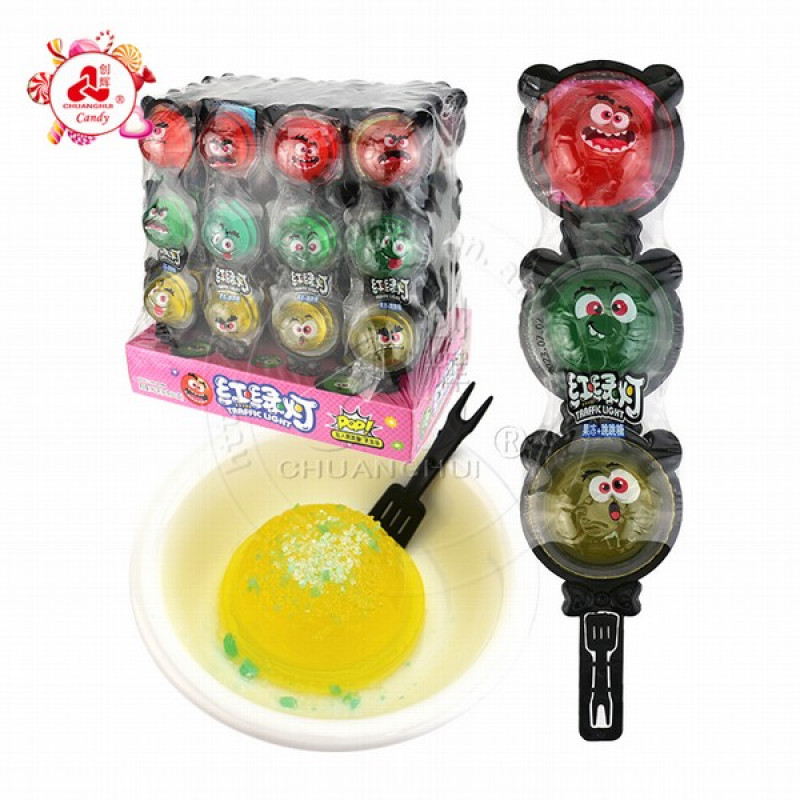 Želejkonfektes uz kociņu BTraffic light 49g*20gb (09.06.2027)Ķīna