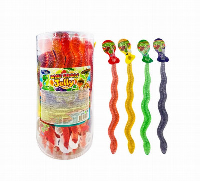 Želejkonfektes Mini Snake Jelly 35g*48gb (09.06.2027) Ķīna