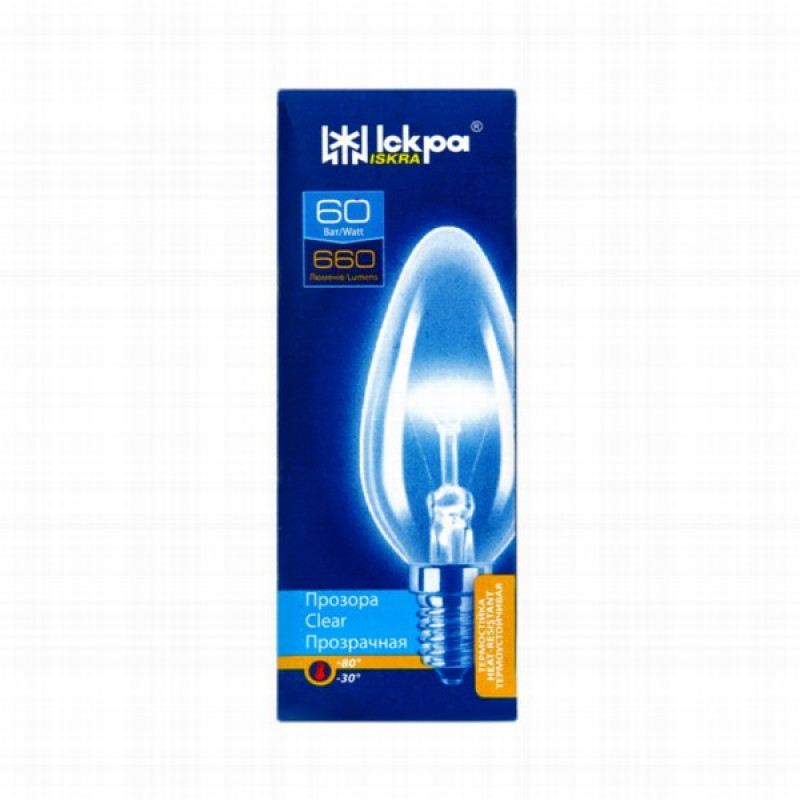 Spuldze E14 60W Iskra 1/10