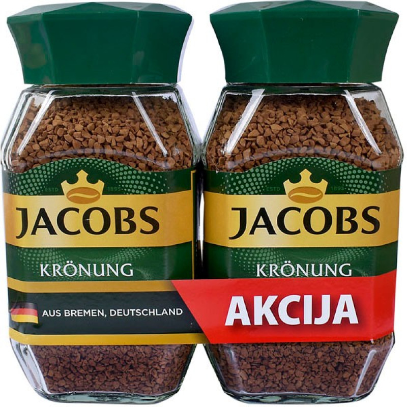 Kafija šķīstošā Jacobs 2*200g Kronung (14.05.27) Vācija