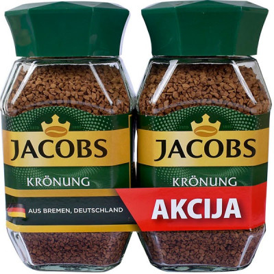 Kafija šķīstošā Jacobs 2*200g Kronung (24.08.26) Vācija